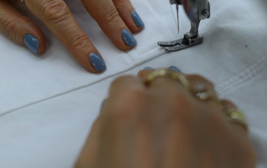 cutting sewing